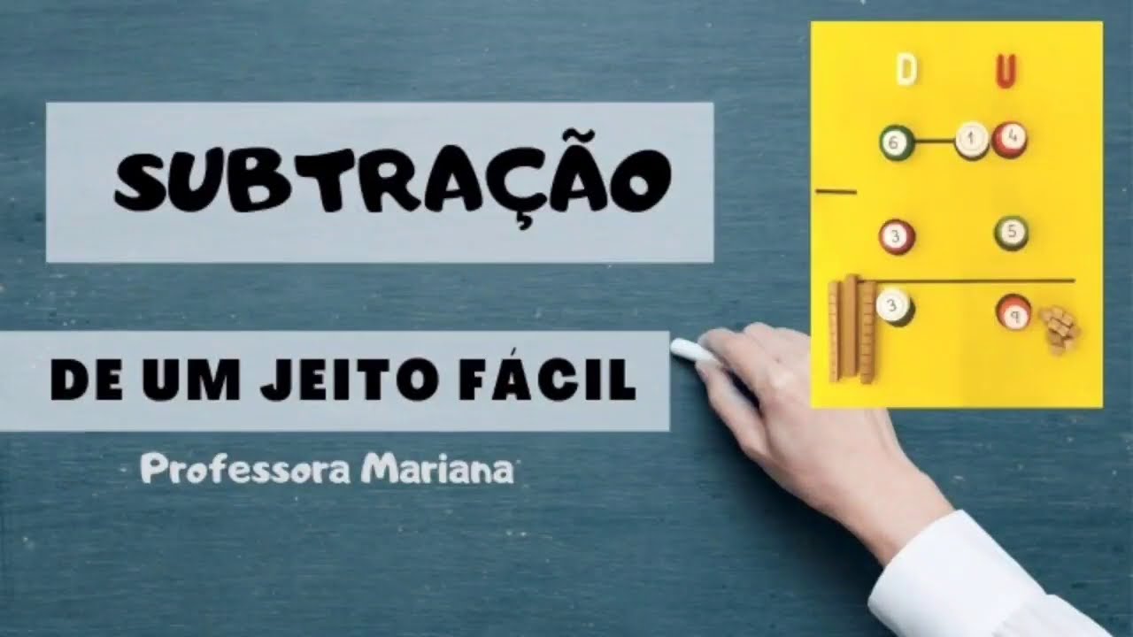ENSINANDO SUBTRAÇÃO COM RECURSO FÁCIL