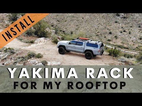 Installing YAKIMA SKYLINE TOWERS & JETSTREAM BARS on ProTop Camper Shell for my Yakima SkyRise RTT