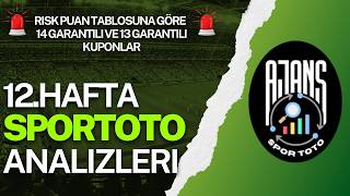 BÜTÇEYİ KORUYAN 14 GARANTİLİ ŞABLON! 🎯 Spor Toto 12. Hafta Kilit Seçimler