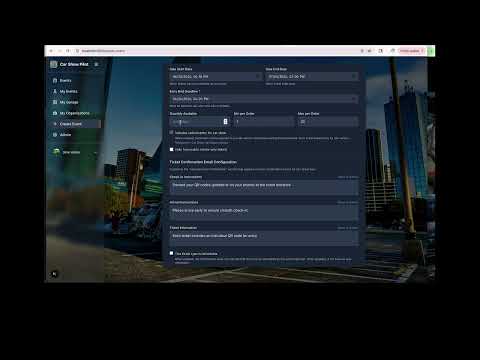 Creating an Event Part 1 tutorial thumbnail