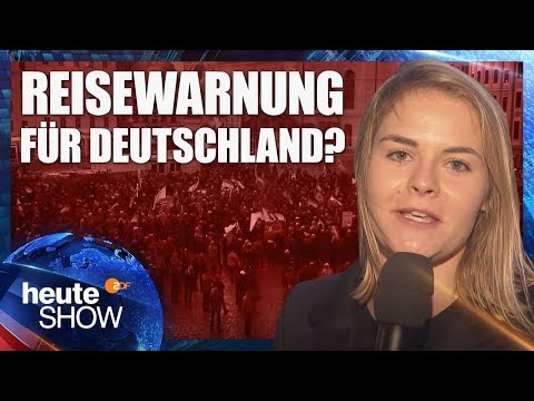 Hazel Brugger in Dresden: Wie gefährlich ist es in Deutschland? | heute-show vom 28.09.2018