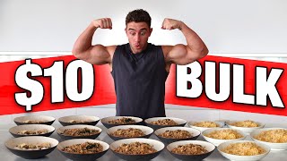 $10 BULKING DIET : Meal Prep on a Budget with Zac Perna