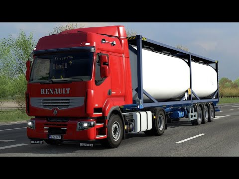 ETS2 1.39 - Euro Truck Simulator 2 - Renault Premium - Promods 2.51- RusMap