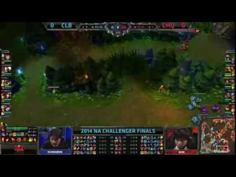 [League Of Legends 2014]LMQ vs coL Black   Game 1   Coke Zero League Finals