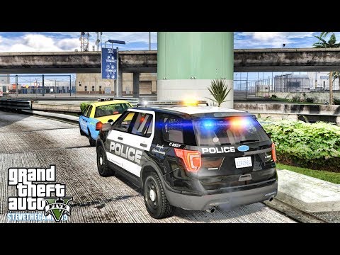 GTA 5 MODS LSPDFR 0.4 - AIRPORT PATROL!!! (GTA 5 REAL LIFE PC MOD)
