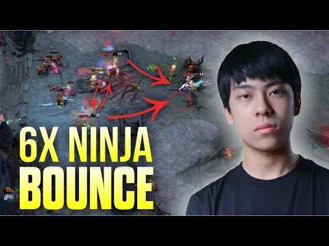 6x NINJA BOUNCE - WTF Bounty Hunter Ana Mid Aghanim Scepter 7.06 | Dota 2