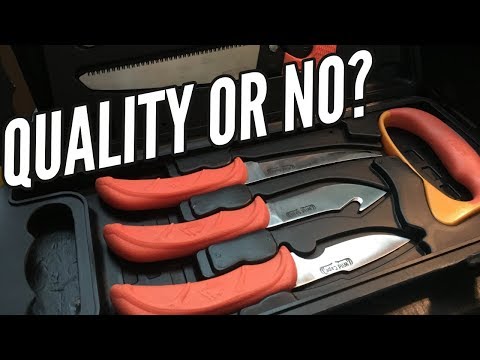 Reviewing a $50 HUNTING Knife Set | Outdoor Edge Wild-Pak Game Processing Kit