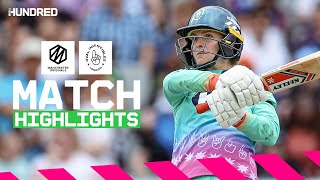 Manchester Originals Women VS Oval  Invincibles Women