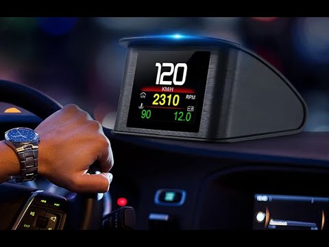 P10 Pro Car HUD Test - Digital Speedometer Temperature Gauge Review