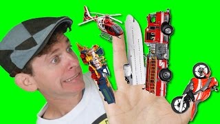 Finger Family Song - Vehicles with Matt | Dream English Kids | Free Printables