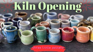 Kiln Opening 36: Mini Mugs and Trees