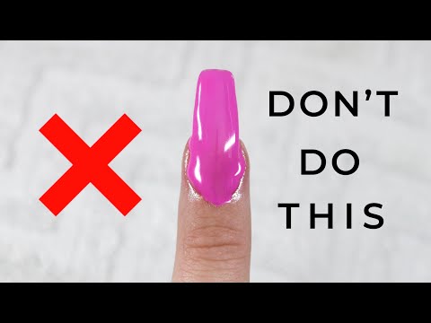 UNDVIK ATT GELEN RINNER - gelenaglar för nybörjare