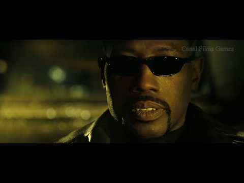 Блэйд 3 - сцена погони на авто эстакаде / Blade 3 - car overpass chase scene