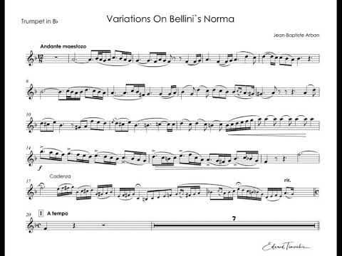 Arban, Jean - Baptiste - Variations Norma Bellini - Sergei Nakaryakov trumpet Bb