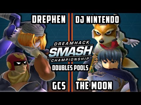 DHATL 17 Melee - GCS & Drephen Vs. DJ Nintendo & MSF | The Moon - Doubles Pools - SSBM