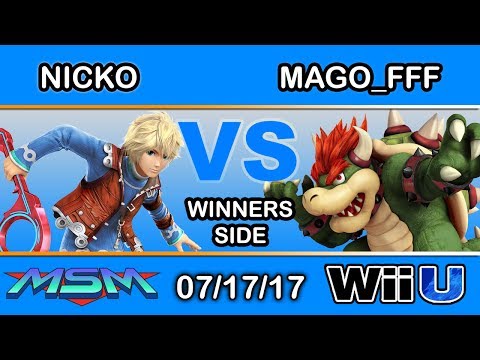 MSM 105 - FAD | Nicko (Shulk) Vs. NSD | Mago_FFF (Bowser) Winners Side
