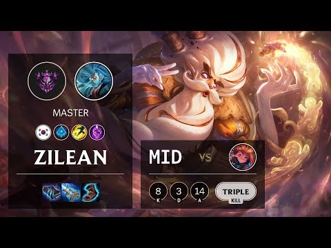 Zilean Mid vs Zoe - KR Master Patch 10.9