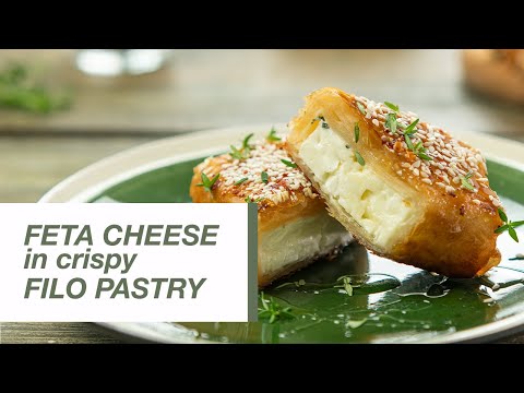 Feta Cheese in Crispy Filo Pastry | Food Channel L Recipes