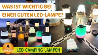 Campinglampen Test - Auf was sollte man achten? - Wie haben wir getestet? #clever #campen #led