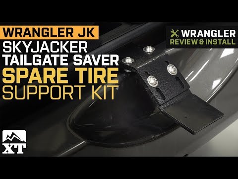 Jeep Wrangler JK SkyJacker Tailgate Saver Spare Tire Support Kit (2007-2018) Review & Install