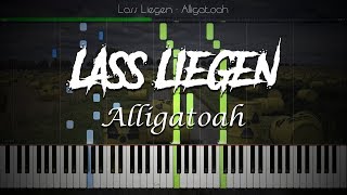 Alligatoah - Lass Liegen Piano Variation (Synthesia) + Sheets