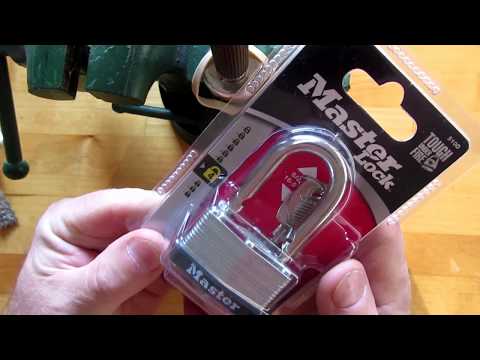 Master Lock 510D Picked Open Improvised Picking Tool
