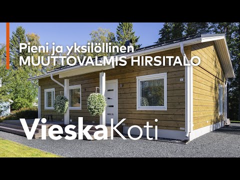 PIENI muuttovalmis HIRSITALO - 91 m² kolmella makuuhuoneella - Asiakkaan toiveiden mukaan