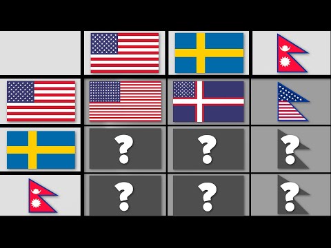 Flags in Each Other's Style | Fun With Flags