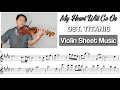 My Heart Will Go On OST Titanic Violin Cover With Sheet Music