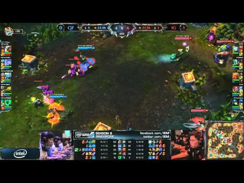 CJ Entus Frost vs Invictus Gaming Game 2 | Grand Finals IEM Singapore 2013 | IG vs CJF G2