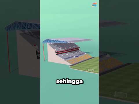 Rahasia Atap Stadion Tanpa Tiang?! 🏗️