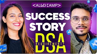 Cracked Intership from AlgoCamp | Success Story | Backend Course