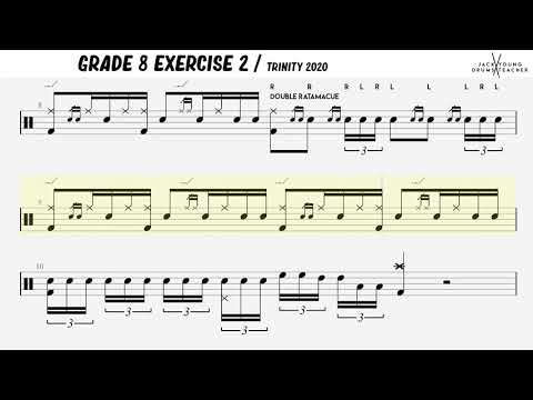 Grade 8 Exercise 2 - Trinity Drums 2020