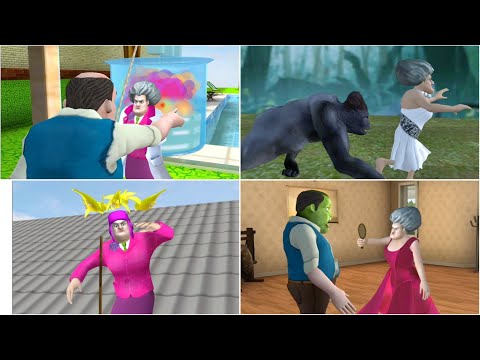 Scary Teacher 3D Version 5.9 | New Year Festivities All Levels