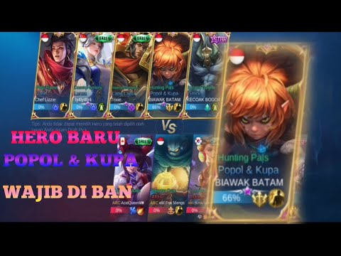 Biawak Batam Pake Hero Baru Popol & Kupa Damage nya NGERI !!!