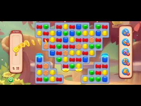 Playing Homescapes ASMR let's play ⏯️ level 8749 🤩 Fantastic 😻 2 Steps Win Yay! 😁 Disco 🪩🪩🪩 Show ✨✨✨