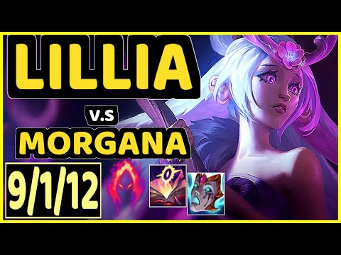 LILLIA vs MORGANA - 9/1/12 KDA JUNGLE GAMEPLAY - EUW Ranked MASTER