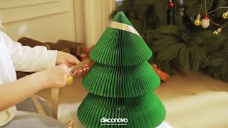 Deconovo Unfold the Magic: Eco-Friendly Origami Christmas Tree