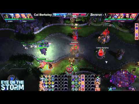 Eye on the Storm BRAWLNIGHTER Invitational - Zeveron vs Cal Berkeley Game 2 - Heroes of the Storm