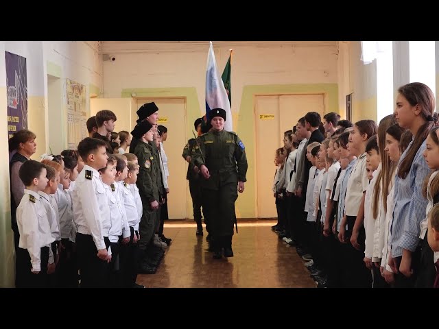 В школе №21 Ангарска реализуется уникальный для региона образовательный проект — казачьи кадетские классы