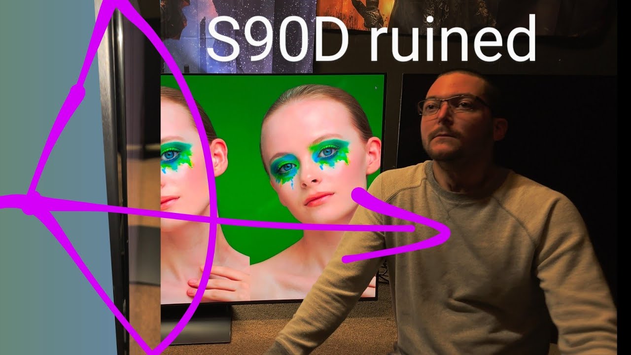 Bruce Lee kicked my Samsung S90D QDOLED