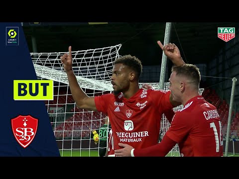 But Steve MOUNIE (38' - STADE BRESTOIS 29) STADE BRESTOIS 29 - AS SAINT-ÉTIENNE (4-1) 20/21