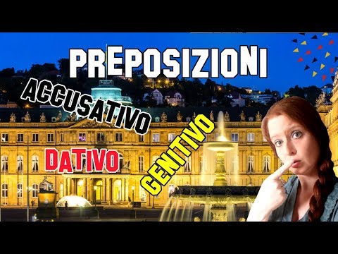 German Lesson 4 | Prepositions with accusative, dative, and genitive | Wechselpräpositionen