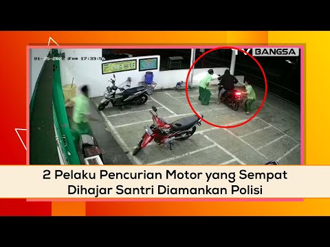 Kecanduan Main Chip, 2 Pencuri Motor di Pasuruan yang Sempat Dihajar Santri Diamankan Polisi