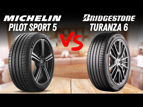 Michelin Pilot Sport 5 vs Bridgestone Turanza 6 – THE PERFORMANCE TIRE COMPARISON YOU NEED TO WATCH