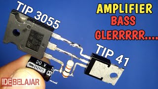 Download lagu TIP 3055   TIP 41 amplifier super bass | HOW TO MAKE AMPLIFIER TIP 3055 | TIP 3055 MINI AMPLIFIER mp3