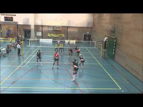 Topdivisie Volleybalwedstrijd 22 maart 2014 Donitas D1- Apollo D1 Struikhal Groningen