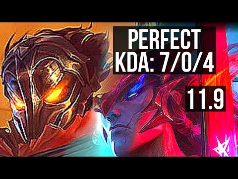 VIKTOR vs YONE (MID) | 7/0/4, 1300+ games, 1.7M mastery, Godlike | KR Diamond | v11.9