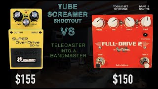 Video thumbnail for TUBE SCREAMER SHOOTOUT #10   BOSS SD1 WAZA Vs FULLTONE FULLDRIVE 2 V2 by GuitarPedalShootout