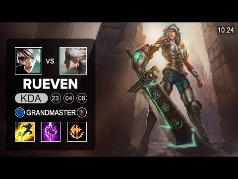 Best Riven EUW - Riven Top vs Camille - EUW Grandmaster patch 10.24